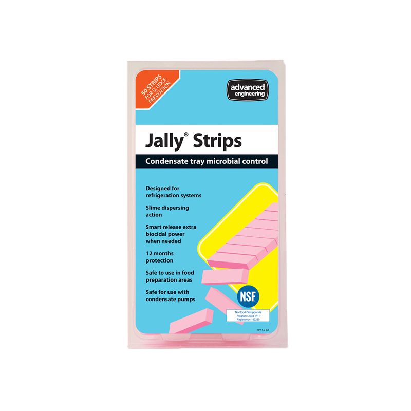 JALLY STRIPS (50 traka) - sredstvo za mikrobiološku kontrolu drenažne tave i linije odvodnje  Cijena