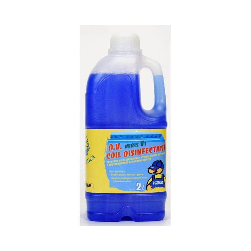 NEW D.V. COIL DISINFECTANT V-1 (2lit) - Sredstvo za higijenu klima uređaja Cijena